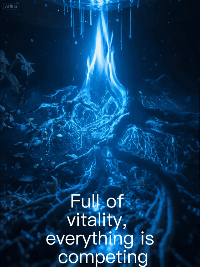 Full of vitality, everything is competing