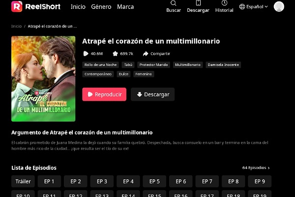 Dónde puedes ver la película de Atrapé el corazón de un multimillonario