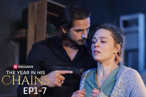 Jeremy Allen and Anna Bieber in The Year in His Chains