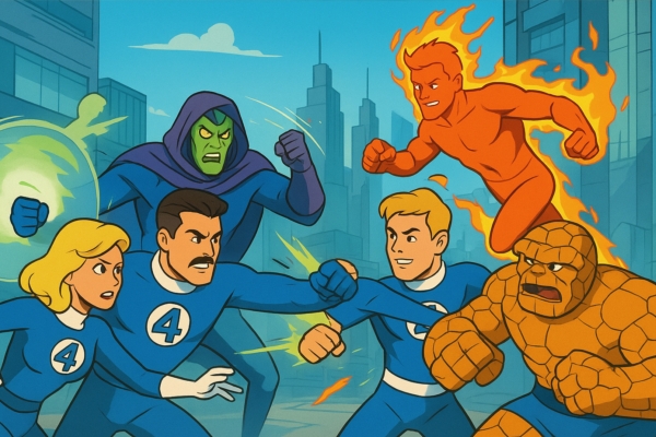 the fantastic four first steps movie review plot