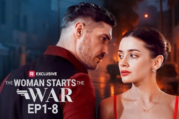 Cynthia Collins and Allan D'Angelo in The Woman Starts The War