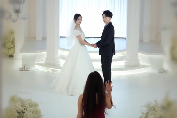 Yasmin Saad and Chris Jones in Awakened Bride