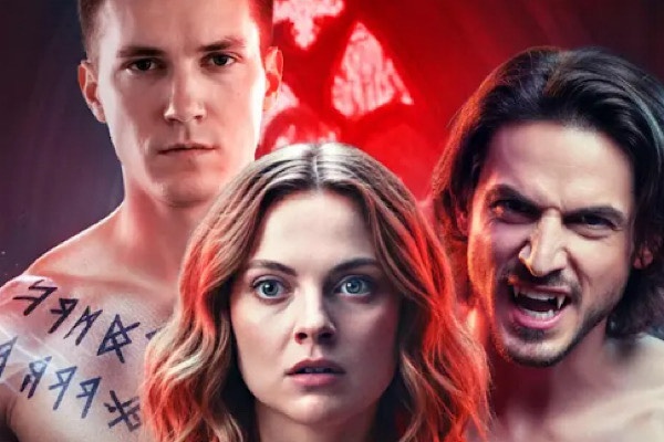 Claire and Simon in Desired by Two the Vampire and the Hunter