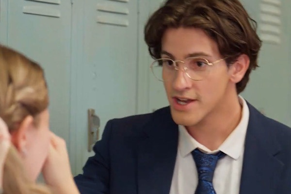 Dolores Cooper and Ryan King in The Christmas Switch