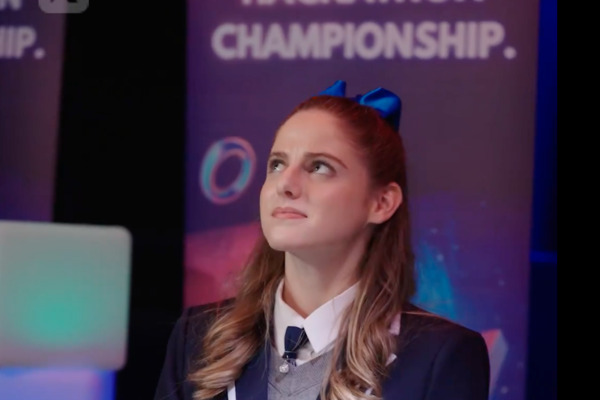 Haley Evans As Miss Unimpressed