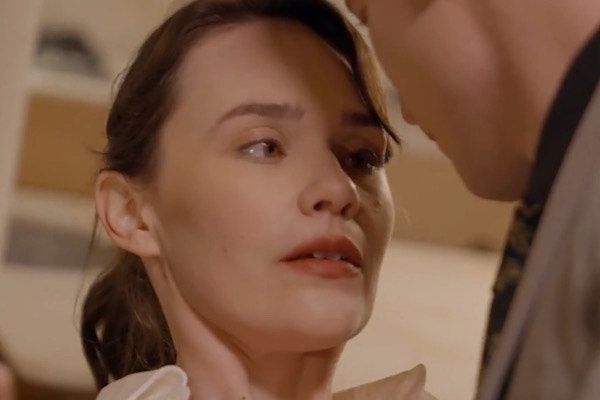 Sarah Clark and Alex Hartman in I Leashed A CEO