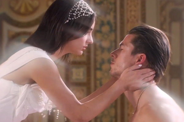 Shelby Yates and Matteo Franconi in In the Palm of His Hand Movie