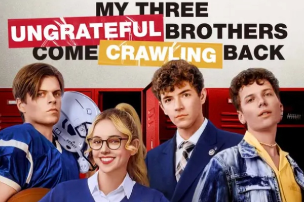 Cayla Brady and her brothers