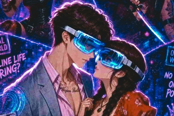 Brooklyn Diaz and Ethan Cambry in Leveling Up with My Enemy