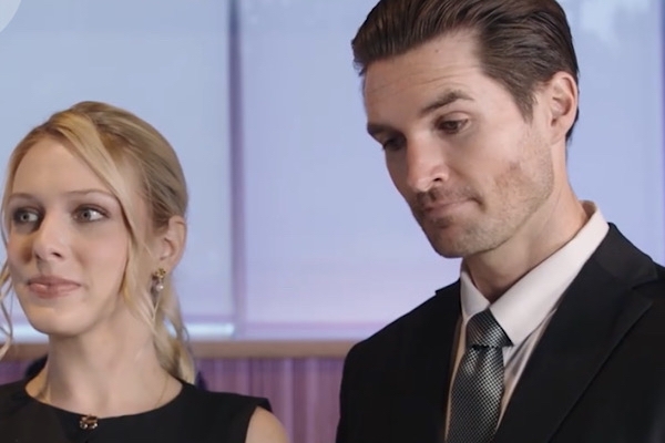 Harrison Damien and Sophia Walker in Double Life of a Cell Block King
