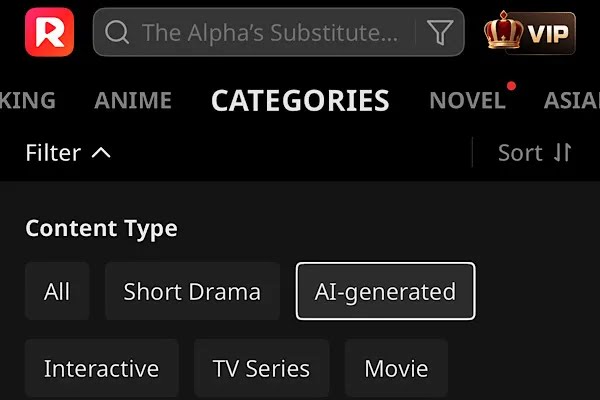 Is ReelShort AI animiation
