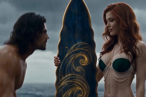 Surf God's Revenge AI animation viral drama