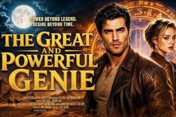 Pôster de O Grande e Poderoso Gênio com Elijah e Christine